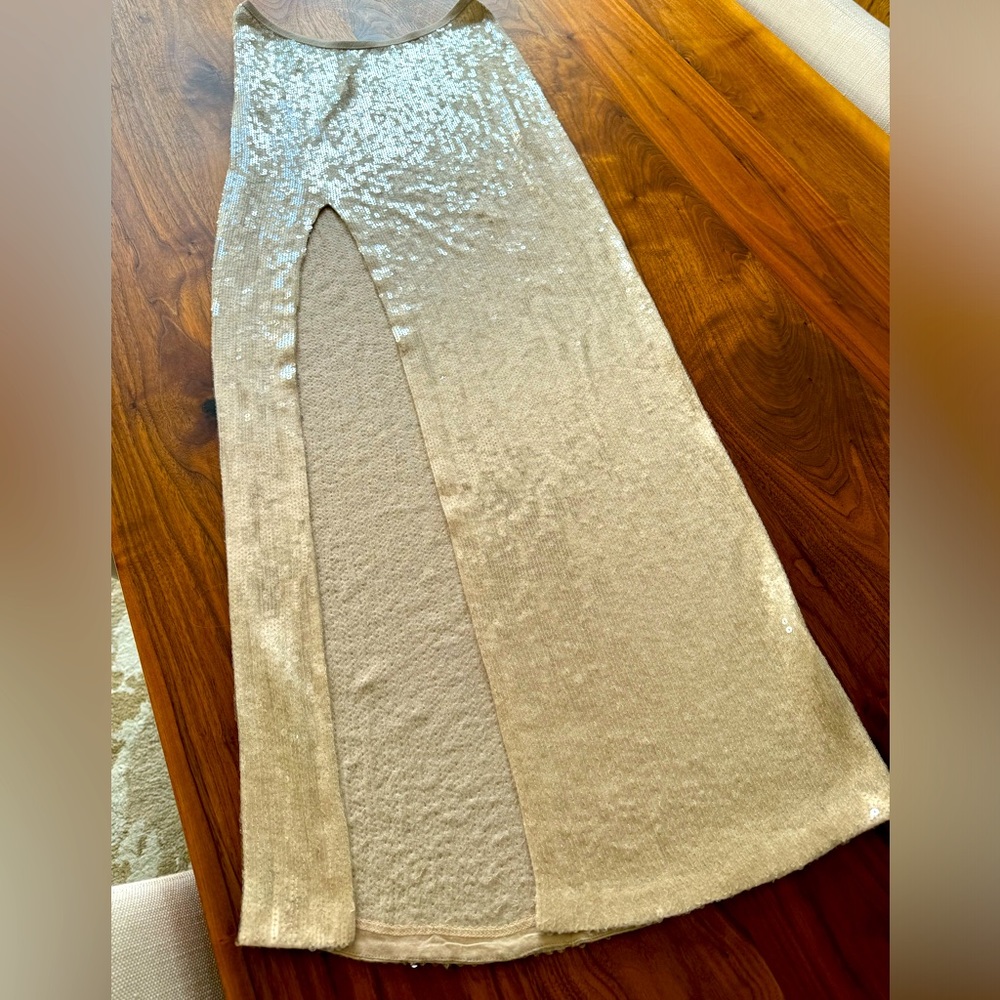 Chan Luu Sequined Skirt, Size Medium